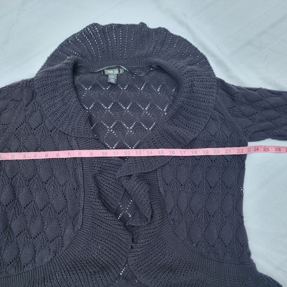 PXL RUFFLE black sweater - Picture 9 of 12